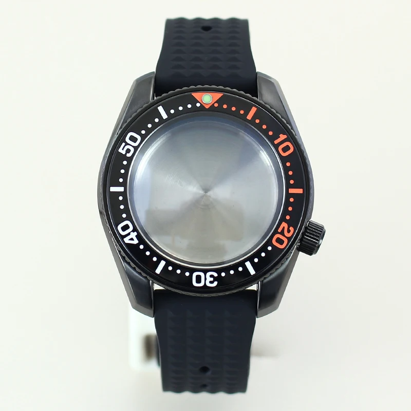 

42mm Water Resistant Watch Case Solid Back Sapphire Glass For Mod SPB185/SPB187J1 NH34 NH35 NH36 NH38 Movement Watch Accessories