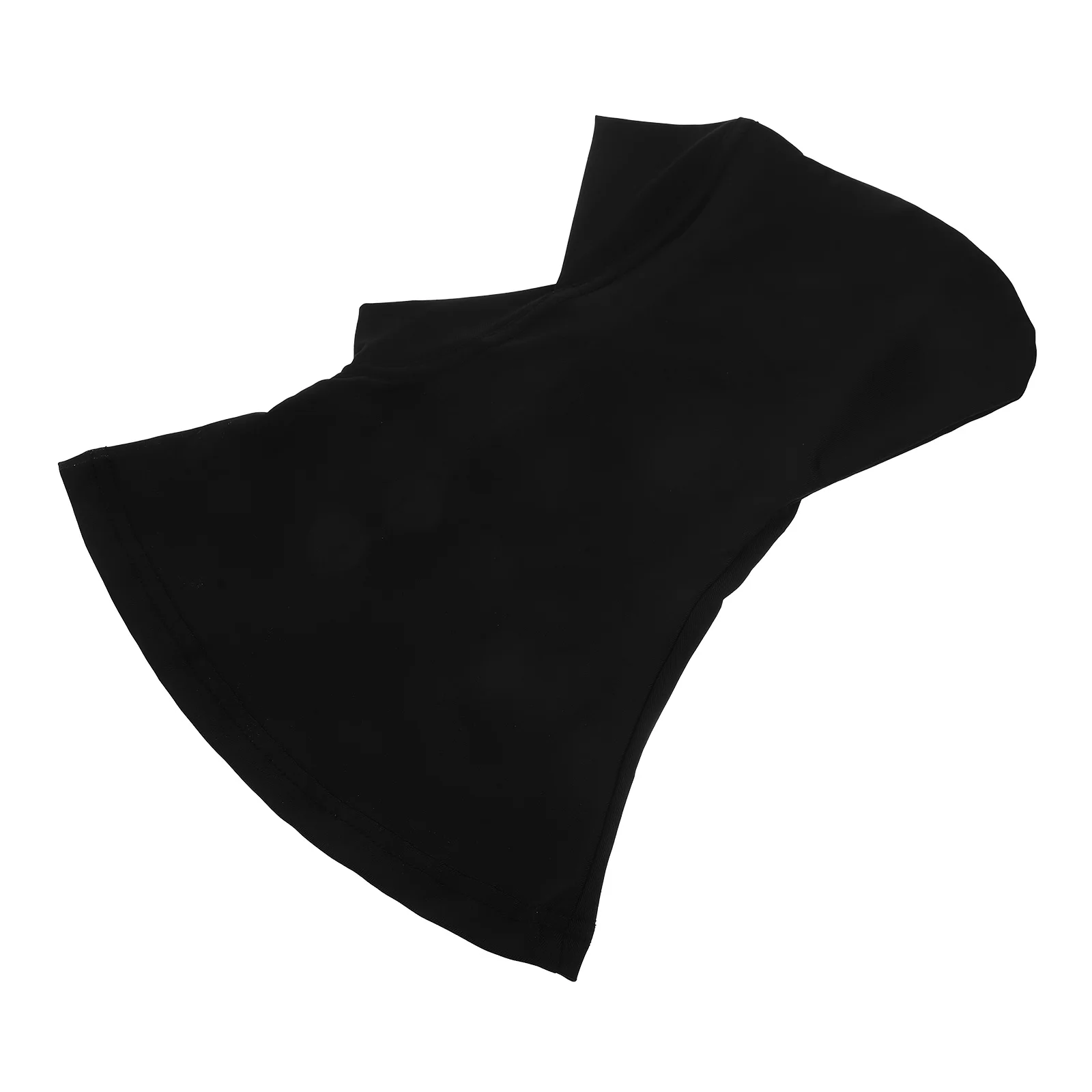 

Women Muslim Hijab Cap Black Full Cover Adjustable Inner Hijab Lightweight Breathable Stretchable Islamic Ramadan Shawl Neck