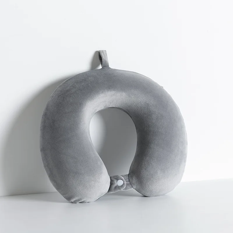 

U Shaped Memory Foam Neck Pillow Support Cervical Airplane Travel Sleeping Pillows For Car Home Office Comfortable Nap Pillow