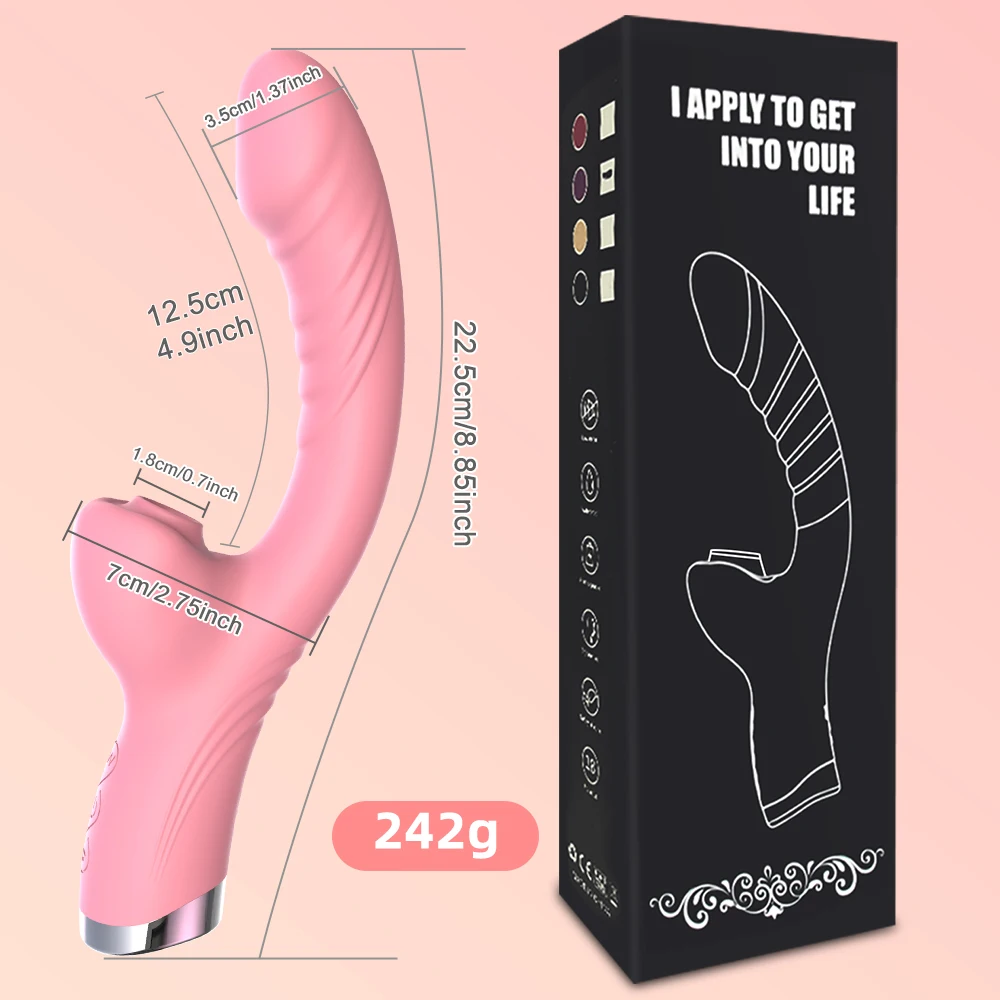 Godemiché vibrateur point G pour femmes, succion clitoridienne, ventouse sous vide, stimulateur de clitoris, jouets sexuels pour adultes, masturbateur