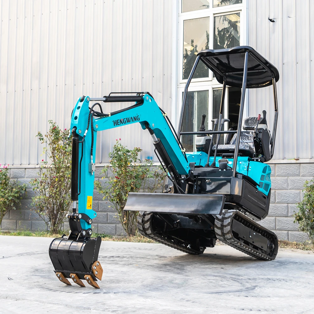 دعم التخصيص حفارة صغيرة 1Tcrawler حفارة صغيرة حديقة مزرعة التجزئة محرك كوبوتا الهيدروليكية الزاحف حفارة صغيرة