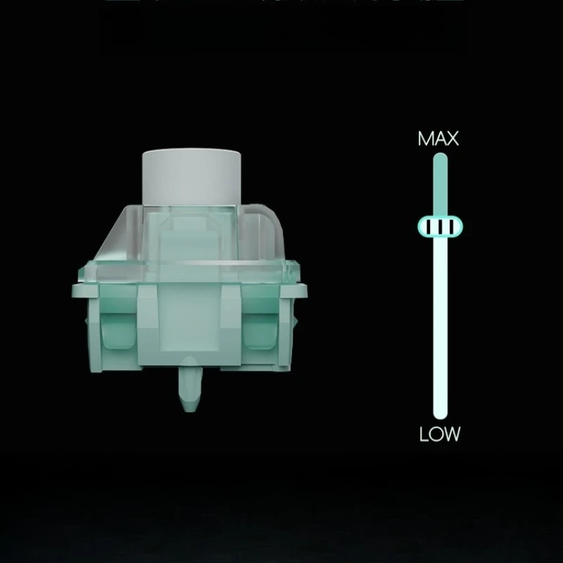 Gateron Magnetic Jade Ultra Switch 33g Trigger Customized HIFI Transparent Game Mechanical Keyboard Accessories Linear Switches