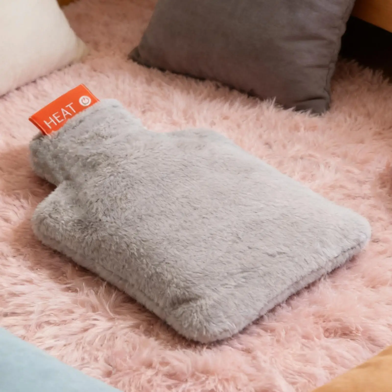 Electric Hot Water Bottle USB Rechargeable Portable Heating Pad 3 Temp Levels for Home Office Neck Spine Period Pain Relief