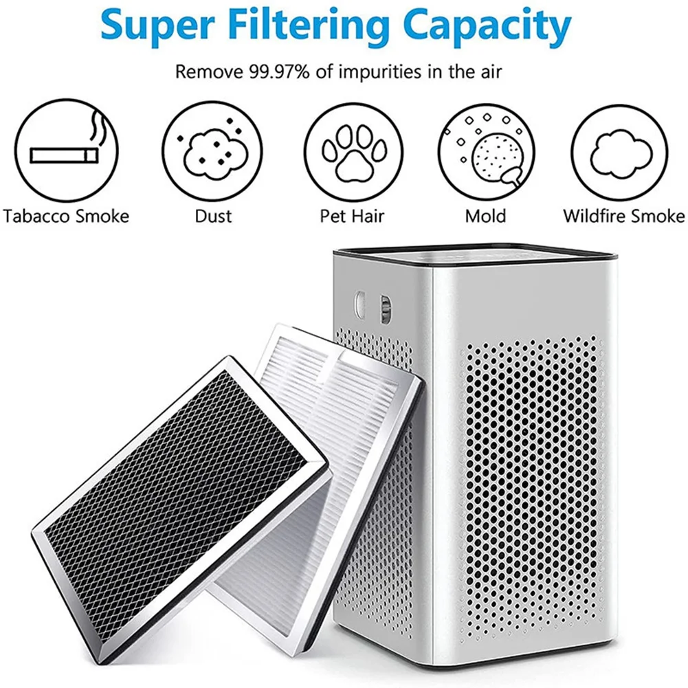 MA-25 H13 HEPA استبدال مرشحات ل MA-25 لتنقية الهواء تصفية 2 قطعة مرشحات HEPA صحيح