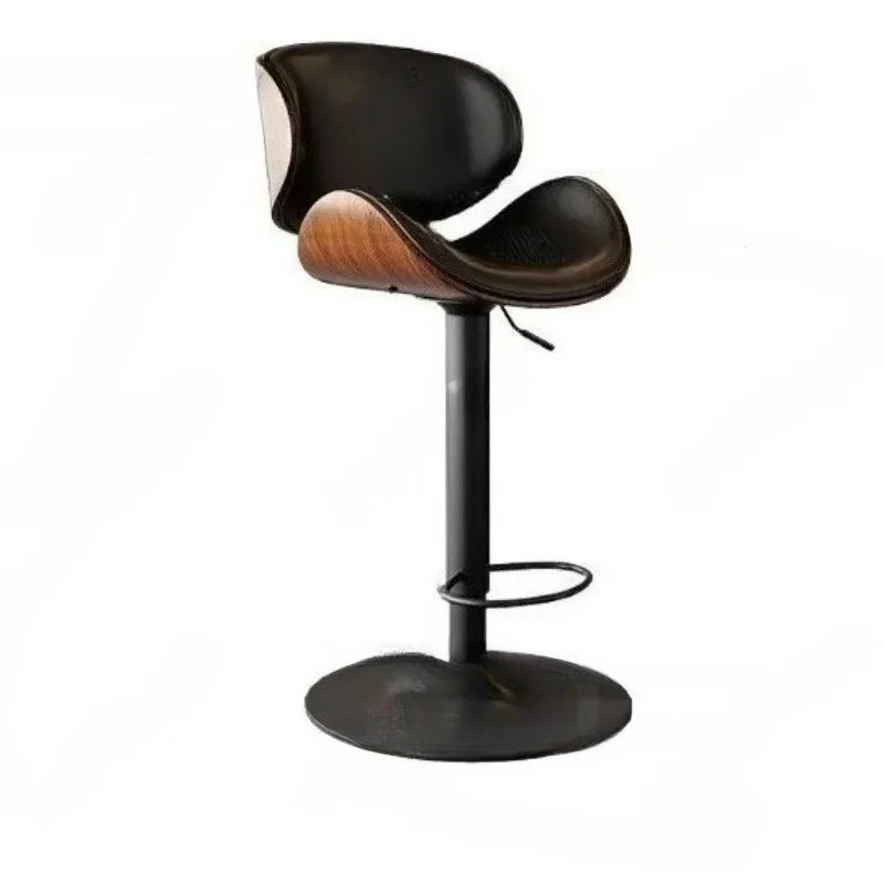 Suitable for Modern luxury home bar chair with high stool and swivel backrest, elegant furniture set