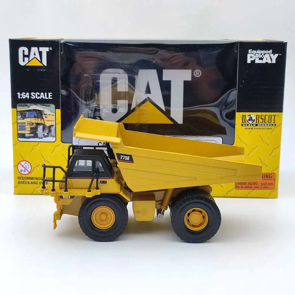 Norscot 55301 1/64 For CAT Caterpillar 775E Off Highway Dump Truck Diecast Model Engineering vehicles Christmas Gift Collection