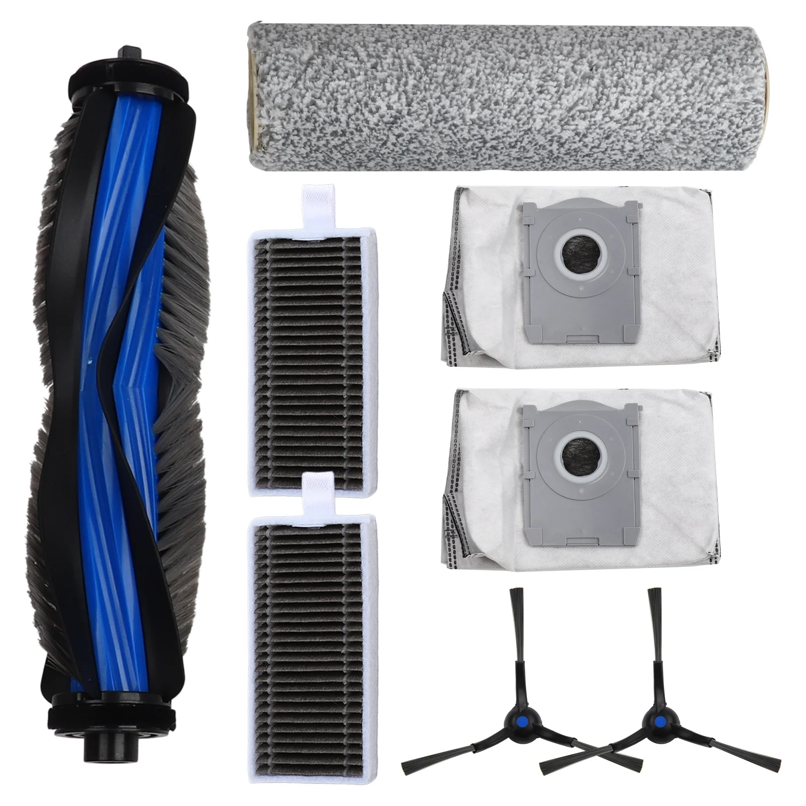 مجموعة مرشح أكياس الغبار للفرشاة الرئيسية لـ Ecovacs X8 Pro لـ Omni جهاز آلي لتنظيف الأتربة ملحقات تنظيف المنزل