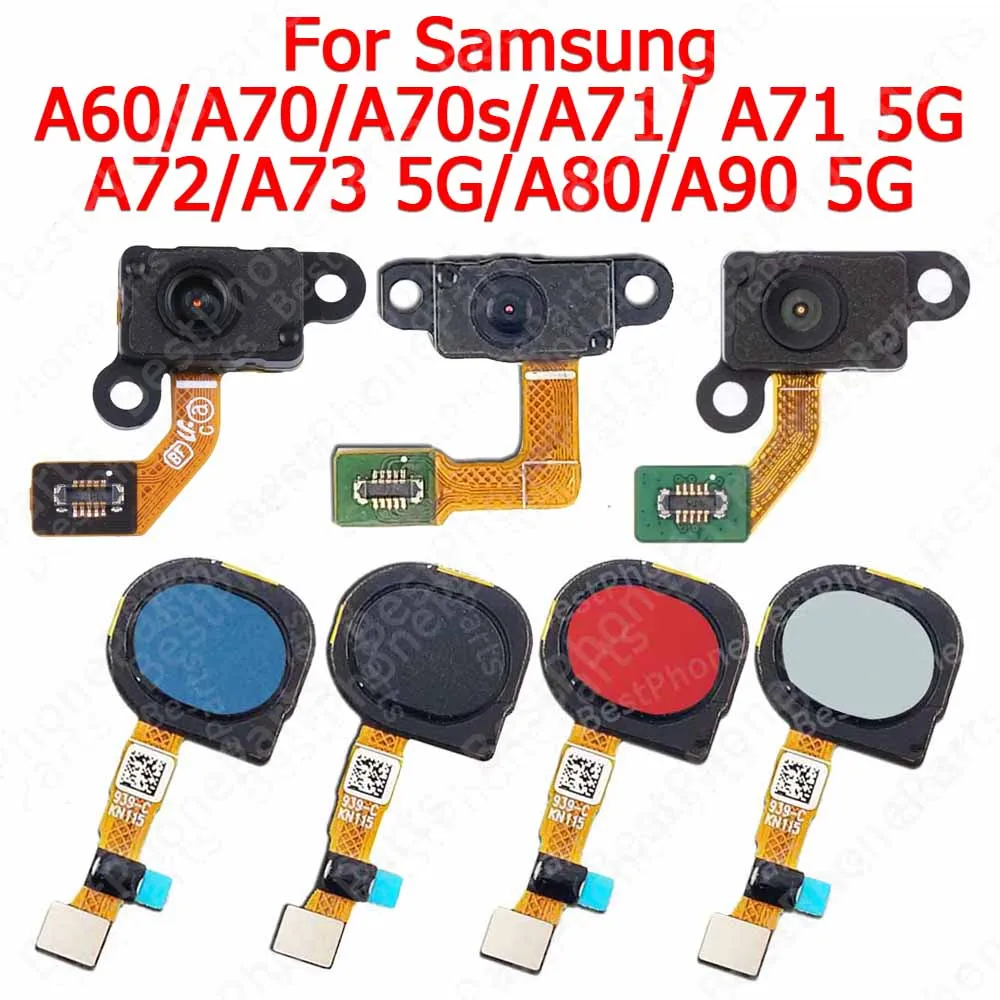 Finger Print Scanner Flex Cable For Samsung Galaxy A72 A73 A80 A90 5G A60 A70 A70s A71 New Fingerprint Sensor