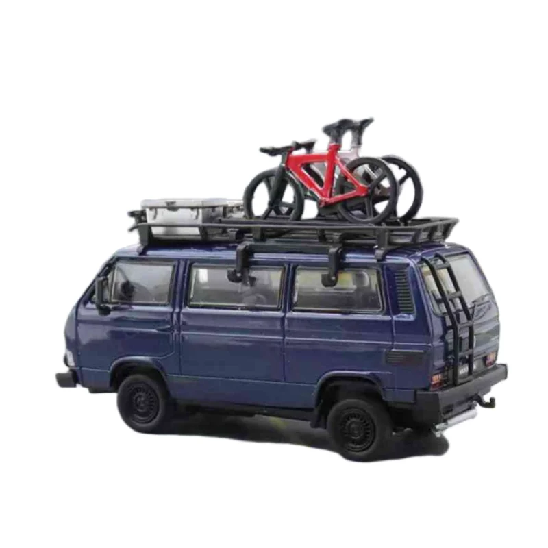 Master Diecast Volkswagen Legierungsmodellautos im Maßstab 1:64, Volkswagen T3 A Metrovan Play with The Gift, Originalverpackung mit Spielzeugautos