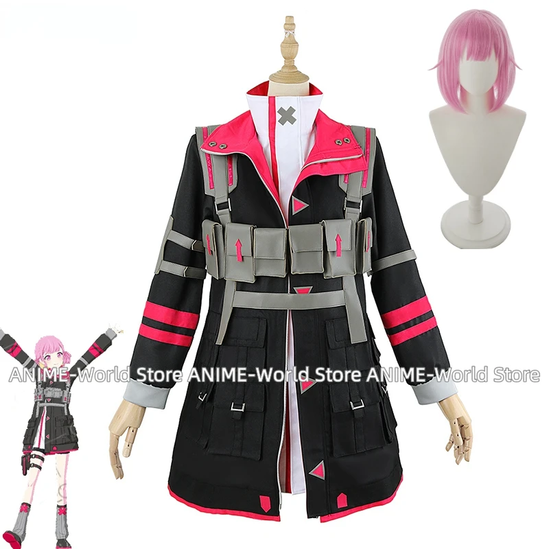 Otori Emu Cosplay Costume Game Project Sekai Colorful Stage Cosplay Women Cute Dress Party Suit Halloween Uniforms Custom Made