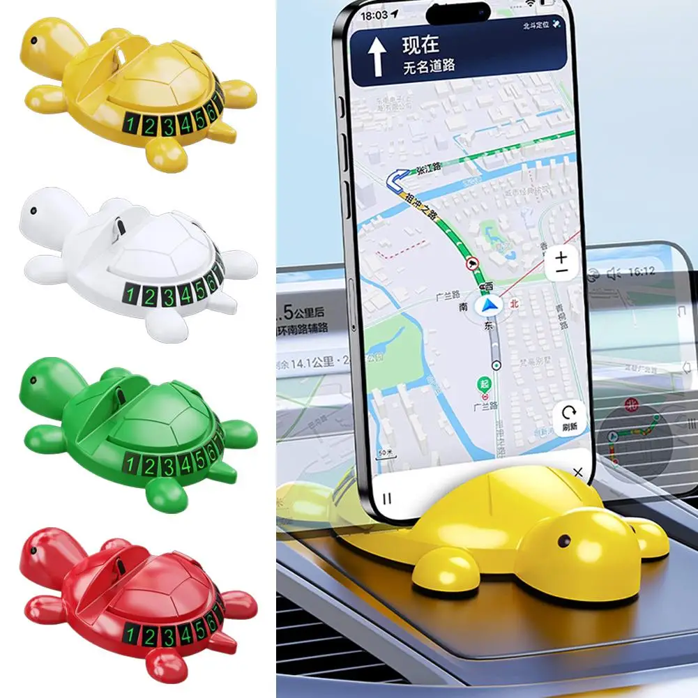 Car Mount Turtle Shape Non Slip Stand Car Phone Holders For Family Friends Men Women Travel Driving Automotive Vehicle S4N2