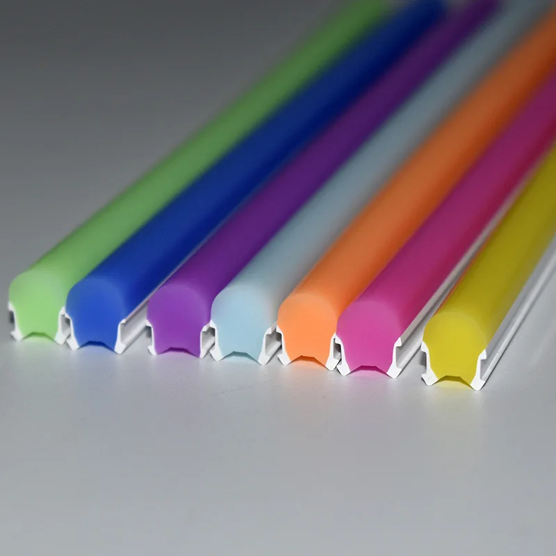 6/8Mm Separate Silicone Neon Strip with Dc12V S Shape Led Strip Light Waterproof Flexible Soft Silicon Tube Bar Diy Sign