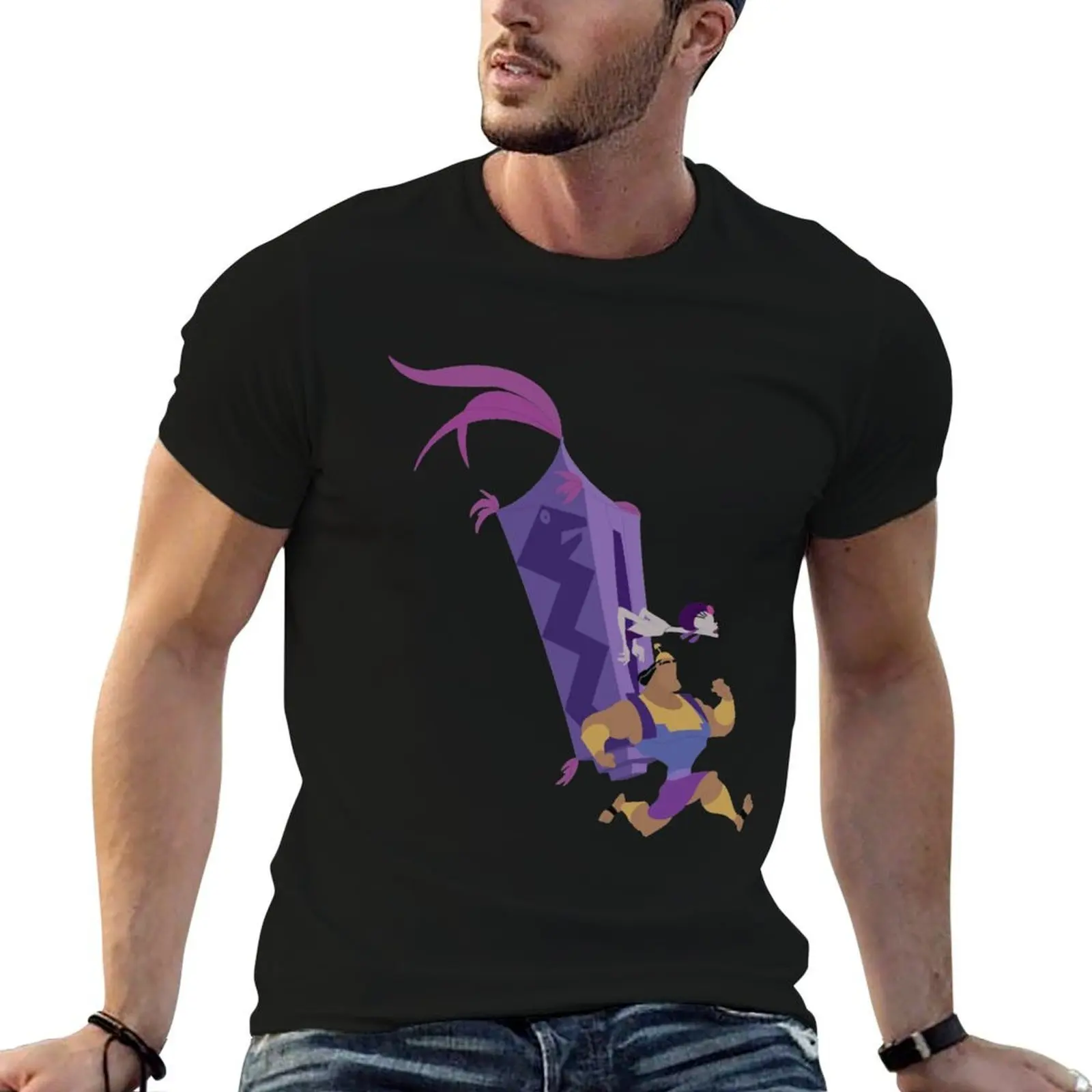 Minimalist Kronk and Yzma T-Shirt shirts graphic tees street wear mens clothes