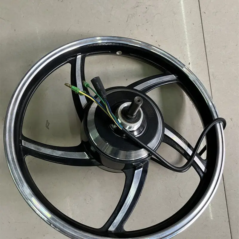 

16-Inch lithium battery car motor motor, threaded motor on both sides 36-48 universal brushless toothed pure copper wire