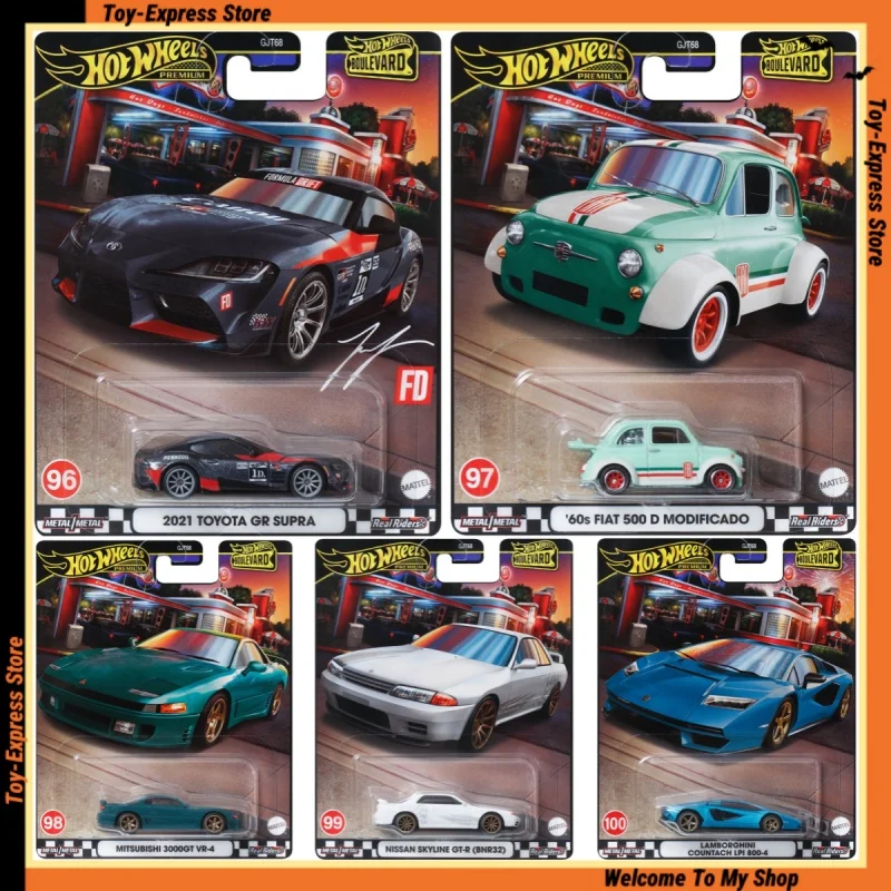 عجلات ساخنة قسط 2024 بوليفارد هوت ويلز 1/64 نموذج سيارة تويوتا فيات ميتسوبيشي نيسان لامبورغيني ألعاب أطفال للأولاد قابلة للجمع
