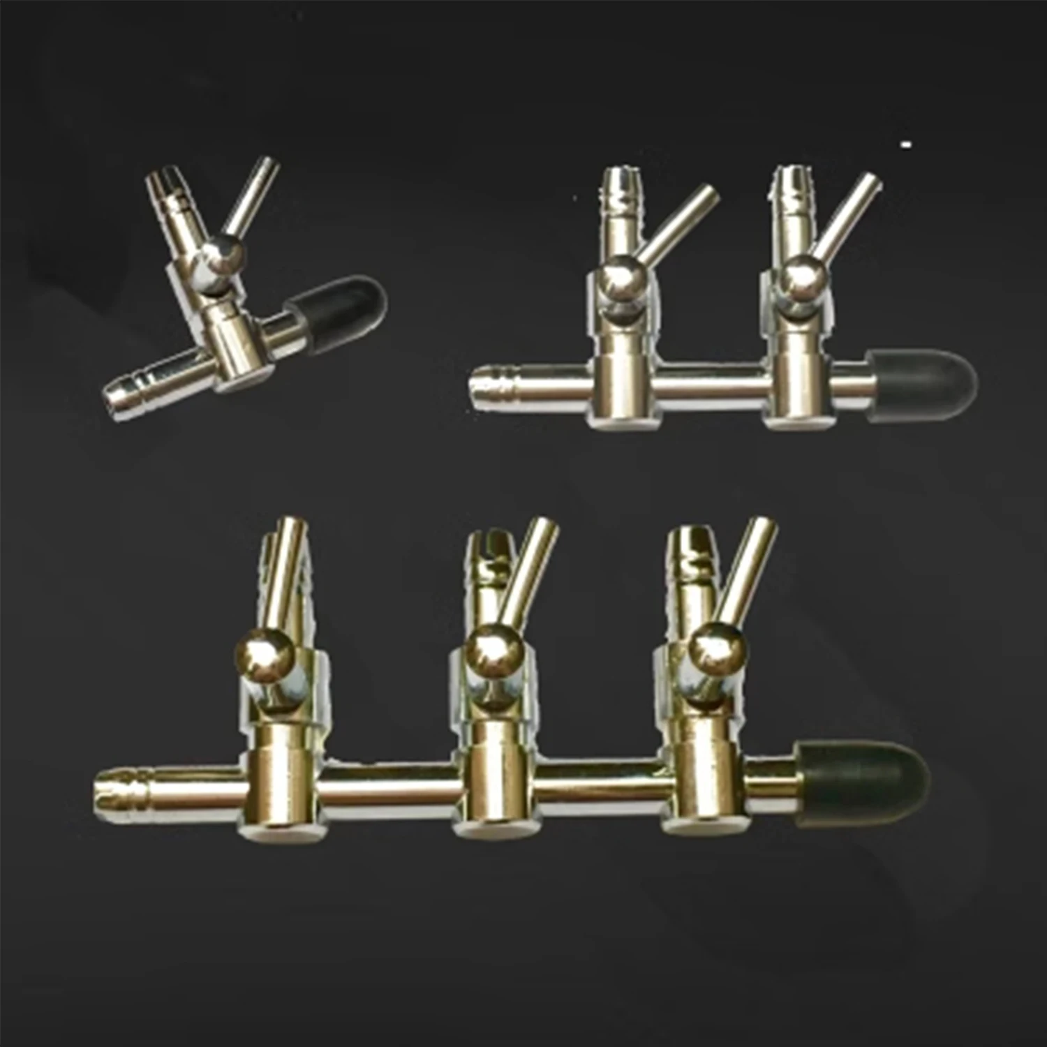 1 2 3 4 5 Way Aquarium Air Splitter Valve Fish Tank Air Pump Flow Splitter Distributor Pump Valve Tap Lever Control Switch Valve