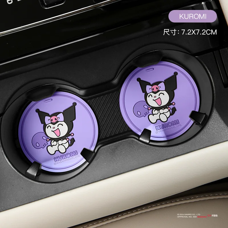 Sanrio Car Auto Cup Holder Anti Slip Insert Coasters Pads Interior Accessories Universal Fits Perfectly For Most Cups view 5