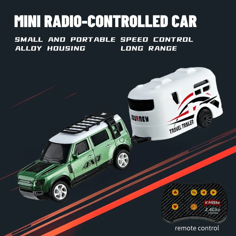 Neues RC-Auto, MINI-Legierung, 1/64 ferngesteuertes Auto, bequem zu tragen, 60 Minuten Arbeitszeit, Kindergeschenke, elektronisches Spielzeug