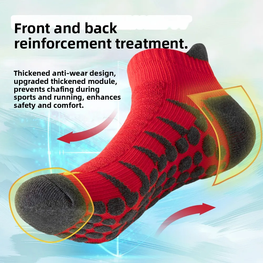 

Men's ort Sport Sos Anti-Odor Absorbent Wear-Resistant Running Sos Towel Bot Cross-Border TIMU Home Faion 2024