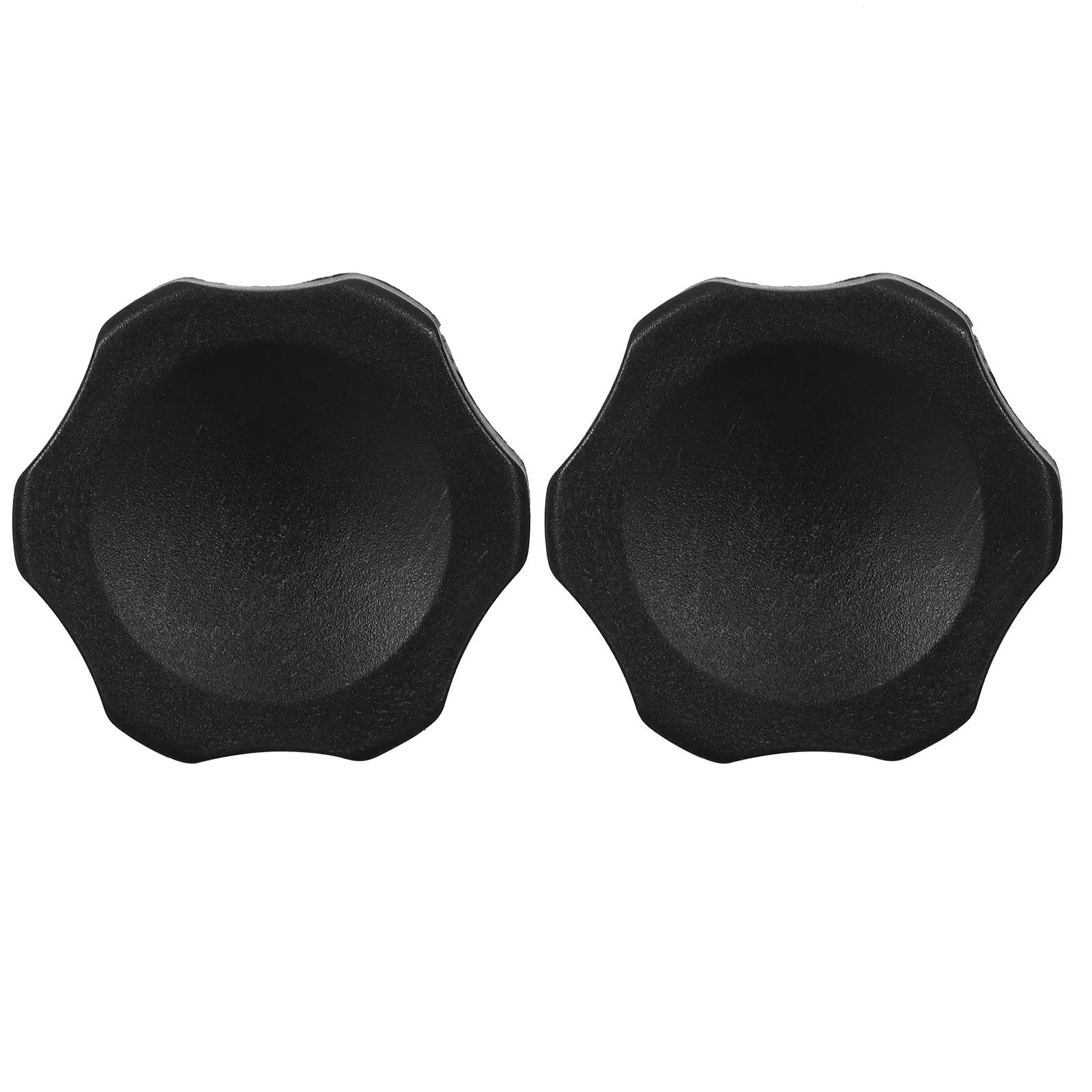 2Pcs Outdoor Umbrella Base Cover Black Drainage Hole Design Prevent Rust Water Accumulation for Patio Umbrella Stand 3.5cm