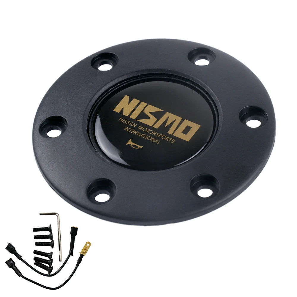 nismo JDM High Performance Sport Steering Wheel Horn Button Racing Car Horn Switch Push Cover