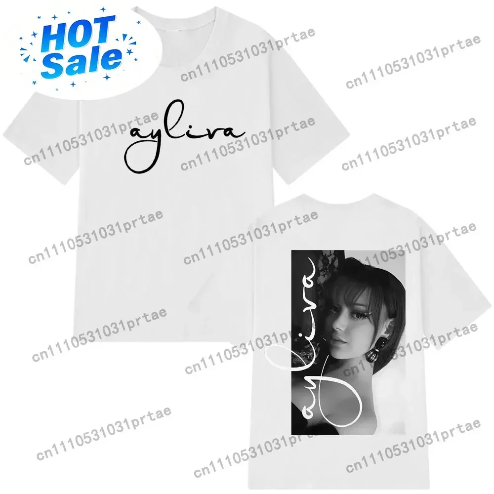 Die Ayliva Tour Hot Sale 2025 T Shirt Men Women Vintage Fashion T Shirts Short-sleeved Casual Cotton Aesthetic Trendy T-shirts