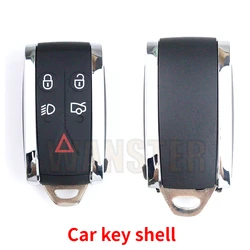 Car Key Fob Case Shell Housing for Jaguar XF XK XKR X-Type S-Type 2007 2008 2009 2010 2012 5 Bottons Original Case Replacement