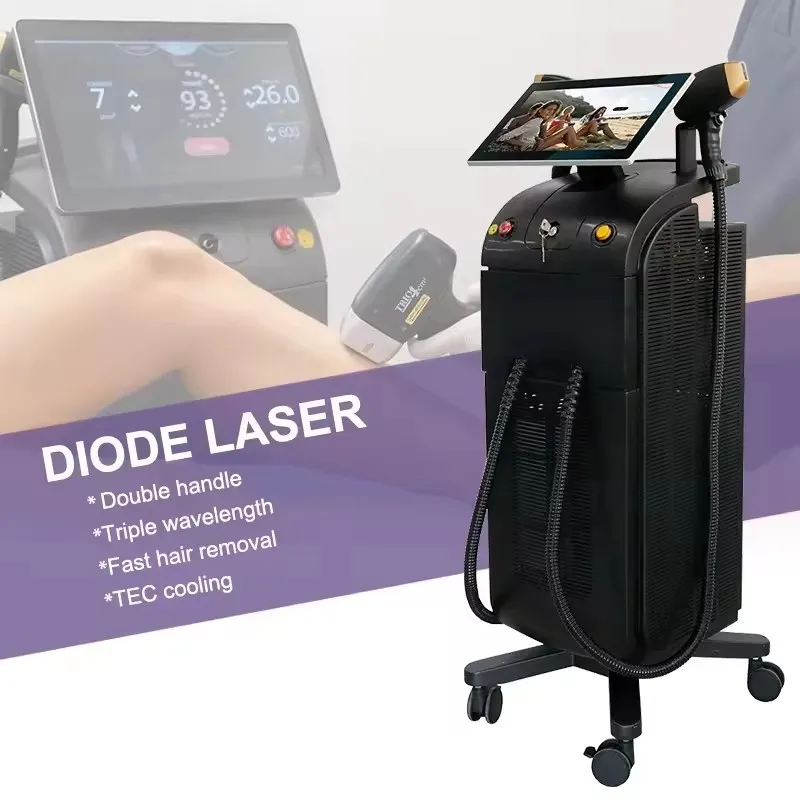 

5000W Upgraded Version 808nm Diode Laser Hair Removal Device Permanent Painless Hair Removal 3 Wavelength Cooling System