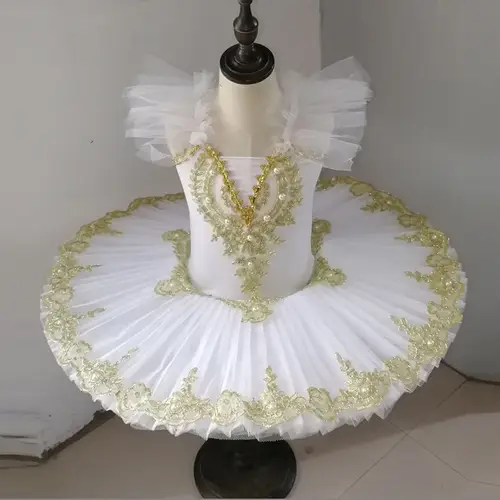 Tutu Ballet Led Light Swan Lake Ballerina Pancake Tutu Girl Women Adult Child Ballet Dress Kids Dance Costumes Tutu Led - Image 5