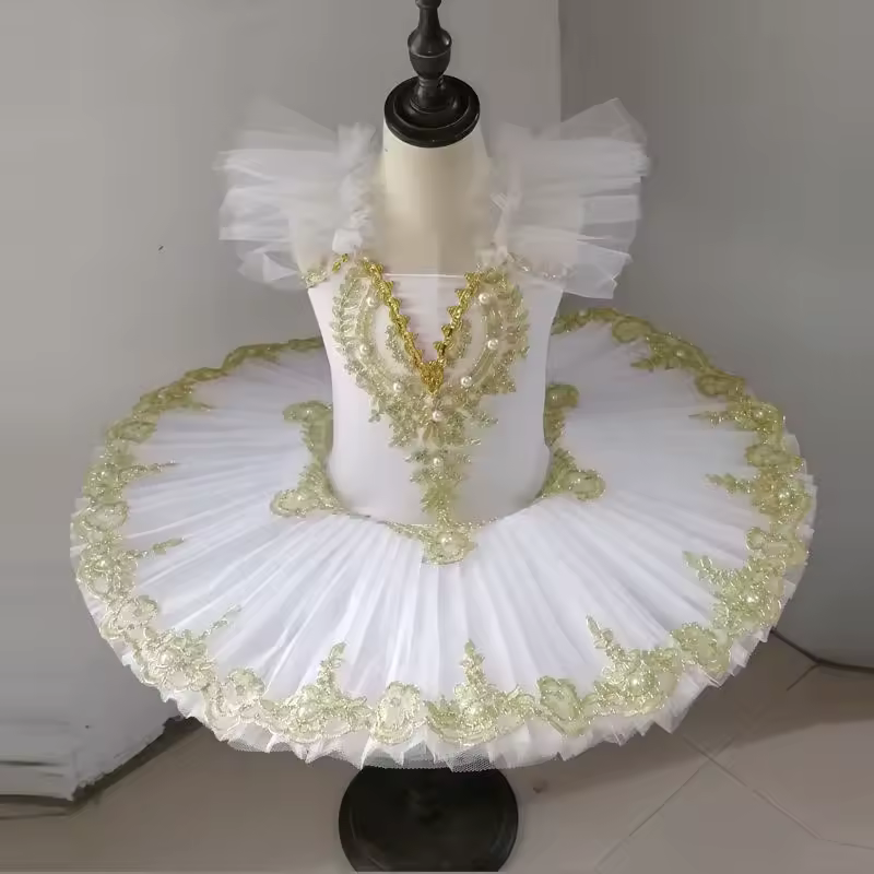 Tutu Ballet Led Light Swan Lake Ballerina Pancake Tutu Girl Women Adult Child Ballet Dress Kids Dance Costumes Tutu Led - Image 5