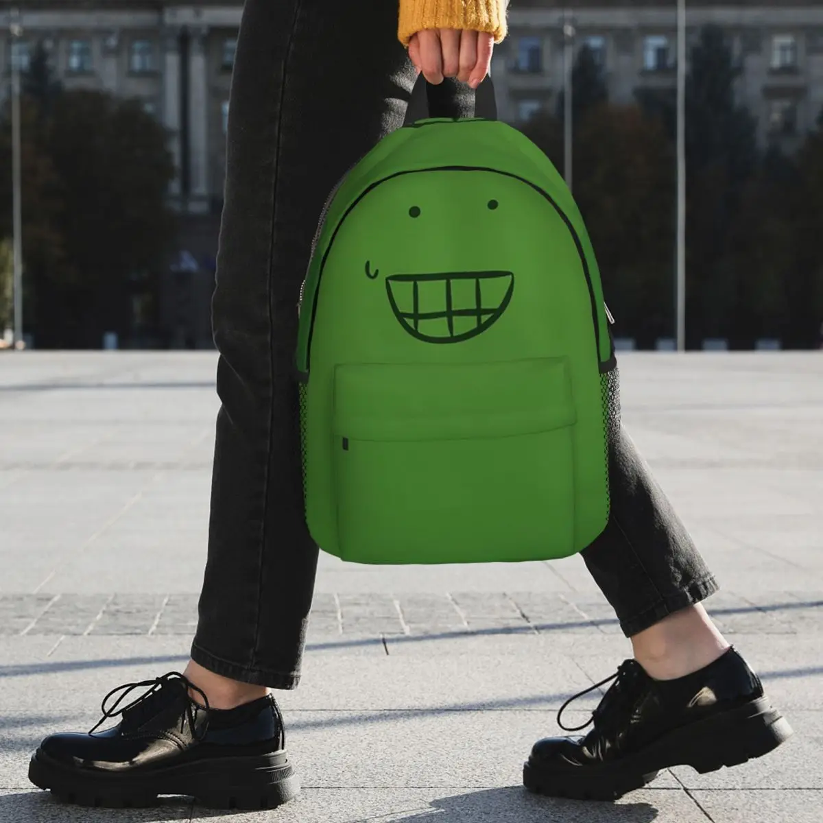 Liam Plecak From HFJone (WEIRD SMILE) Backpack Student BookBag Children School Bag Laptop Shoulder Bags for Men Women