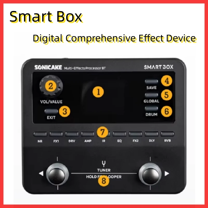 SONICAKE Smart Box Digital Multi-Effects Processor with high