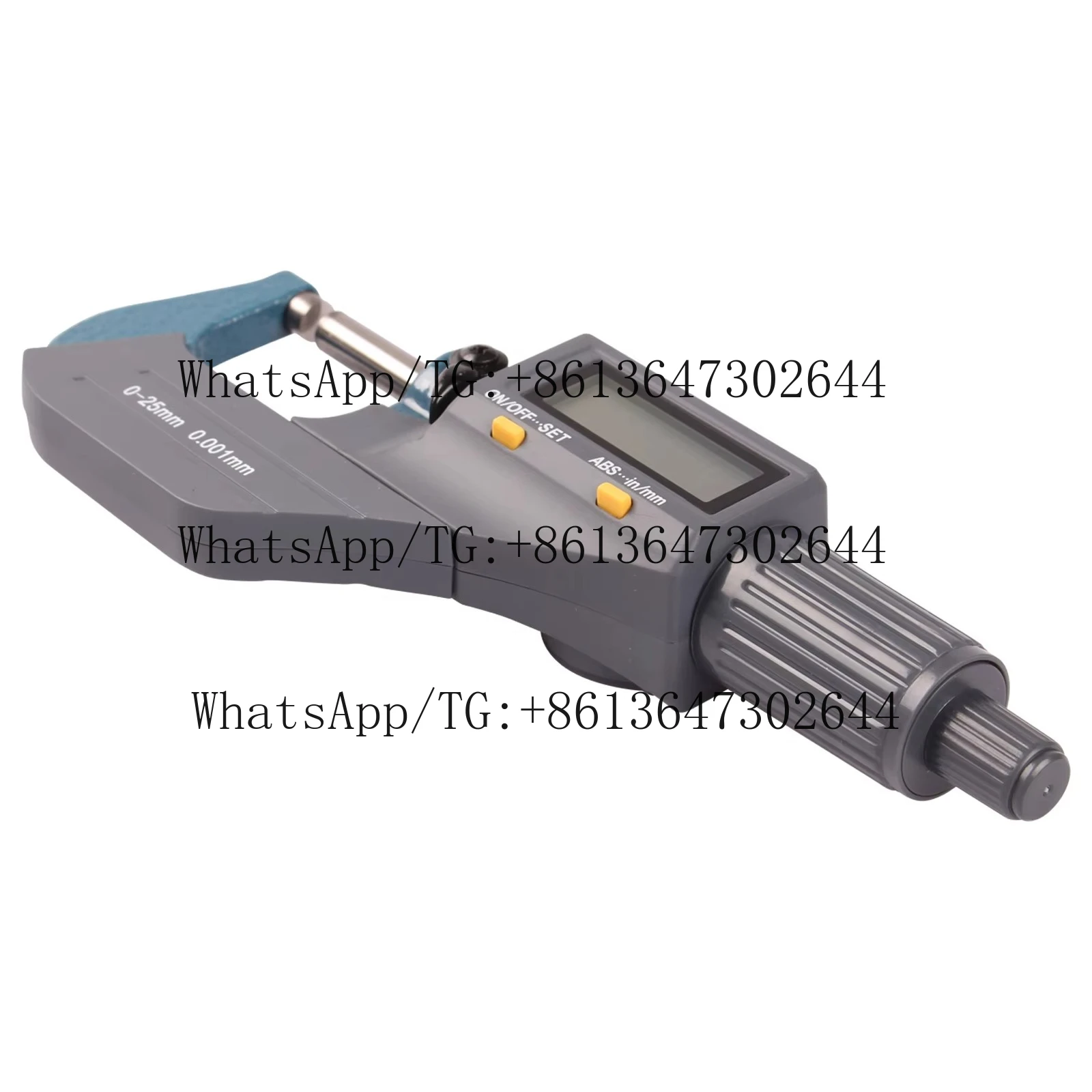 Digital Outside Micrometer 0--25mm 25-50mm 50-75mm 75-100mm  Industrial Quality with Stainless Steel Spindle and Carbide Tips