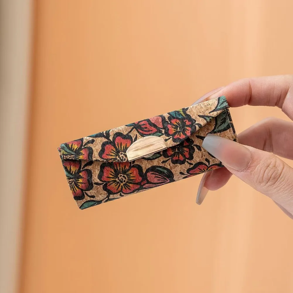 Retro With Mirror Lipstick Case Floral Mini Lipstick Box Chinese Style Cosmetic Case