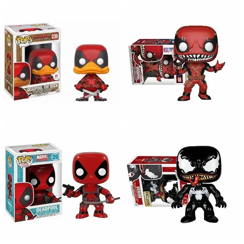 Funko Pop Movies حصري Deadpool the Duck 230 #   عمل نموذج لجسم جمع الفينيل نموذج لجسم اللعب #2