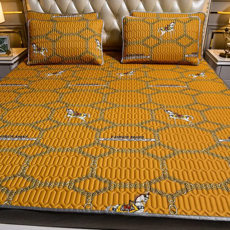 tapis-rafraichissant-lavable-en-soie-glacee-ensemble-trois-pieces-tailles-simple-et-double-ensemble-deux-pieces-pour-dortoir-literie-d'ete-douce-et-confortable