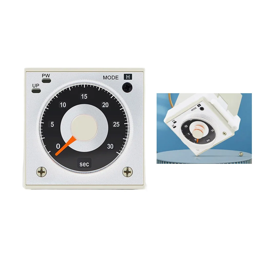 Time Controlled Relay H3BA N8H with Dual Input Voltage Compatibility 220V AC 24V DC for For electrical Installations