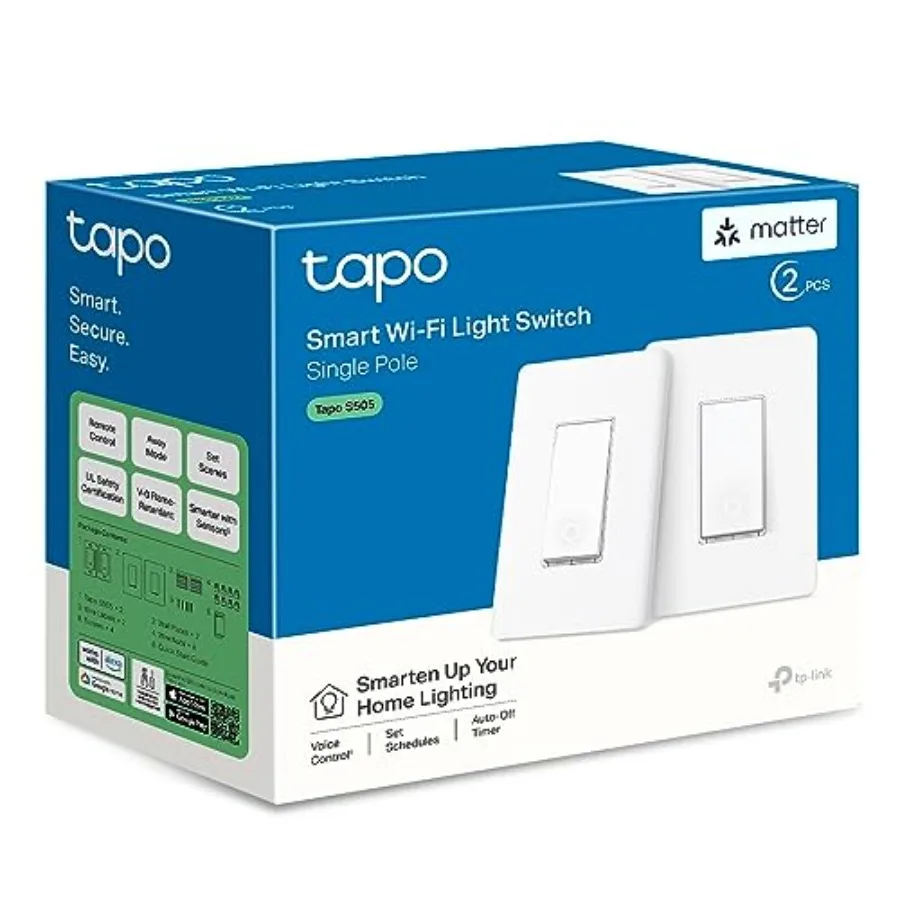 สวิตช์ไฟอัจฉริยะ TP-Link Matte - Smart Home Alexa บทวิจารณ์และราคา