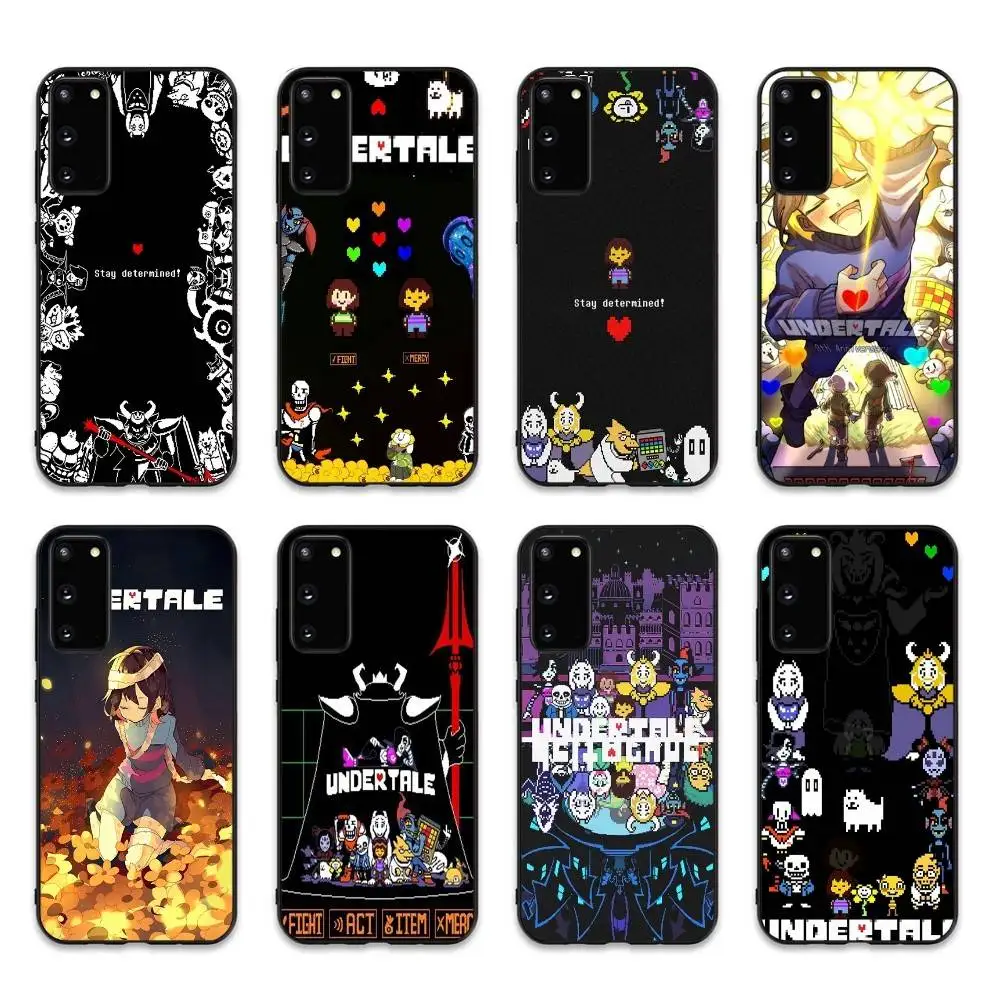 

U-Undertale Phone Case For Samsung S 24 Fe 25 Ultra Plus 20 Lite 21 30 22 23 24 22 Ultra 5G Fundas
