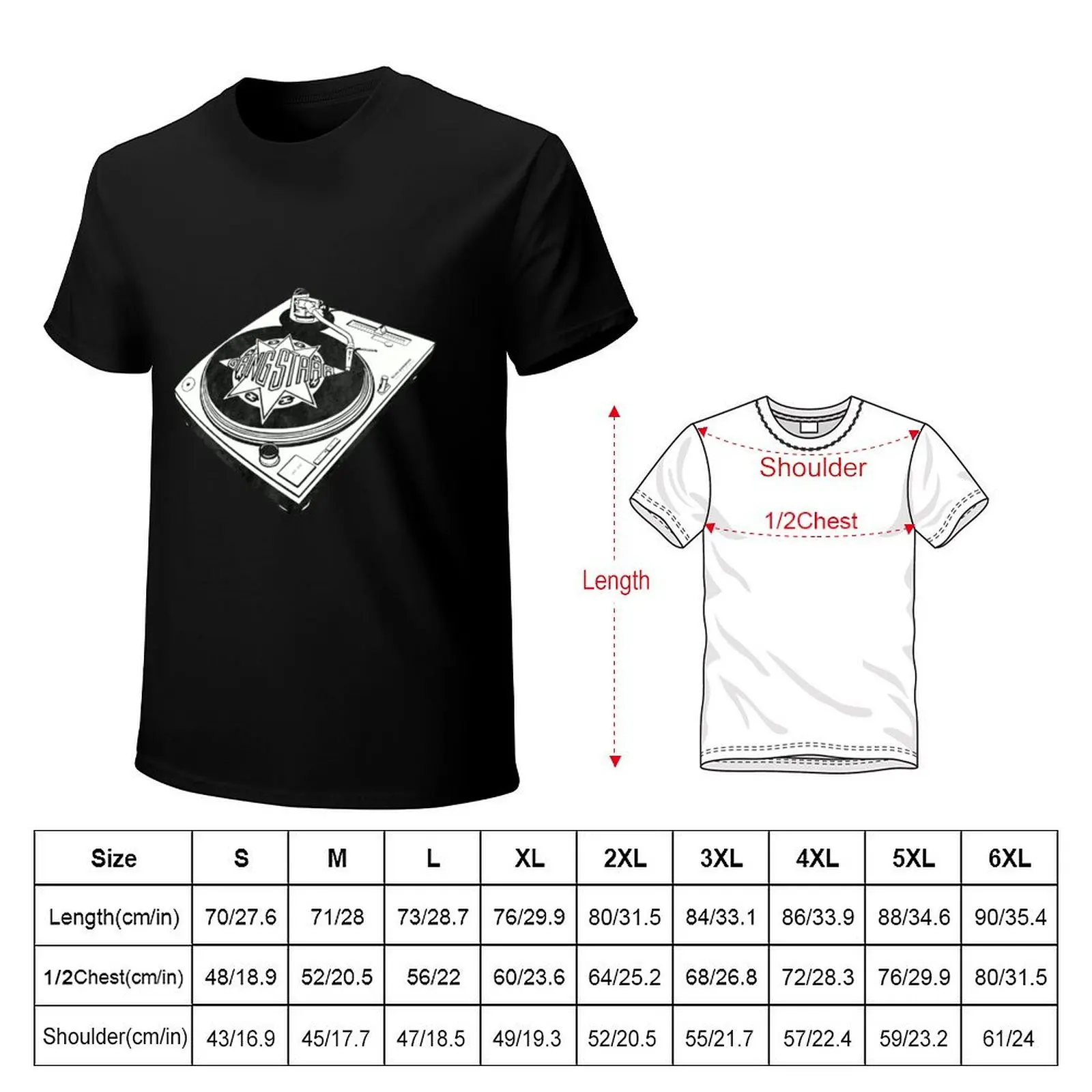 Gang Starr Old School Hip Hop T-Shirt Casual Basic Short Sleeve T-Shirt