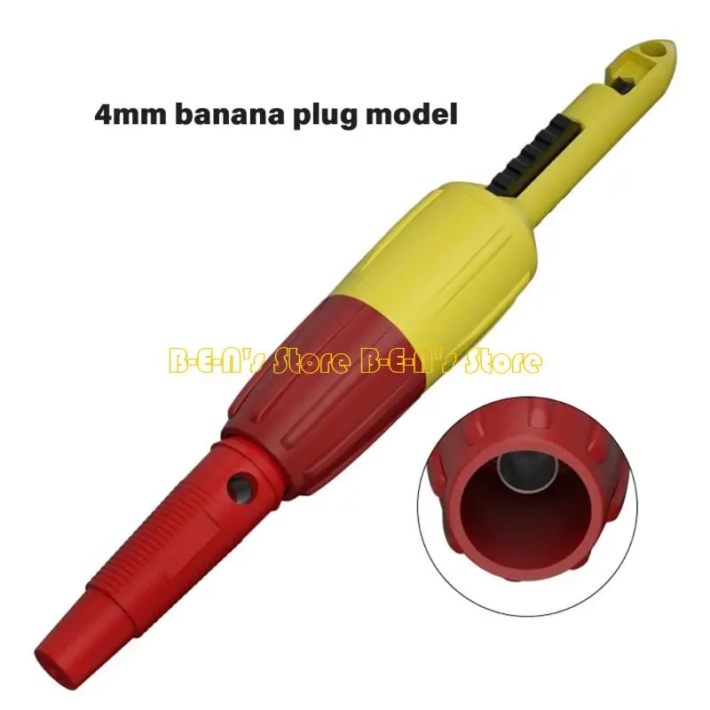 Y1AD PA Housing Multimeter Probes Featuring Corrosion Resistant Double Size Banana Plugs For Accurate Electrical Measurements