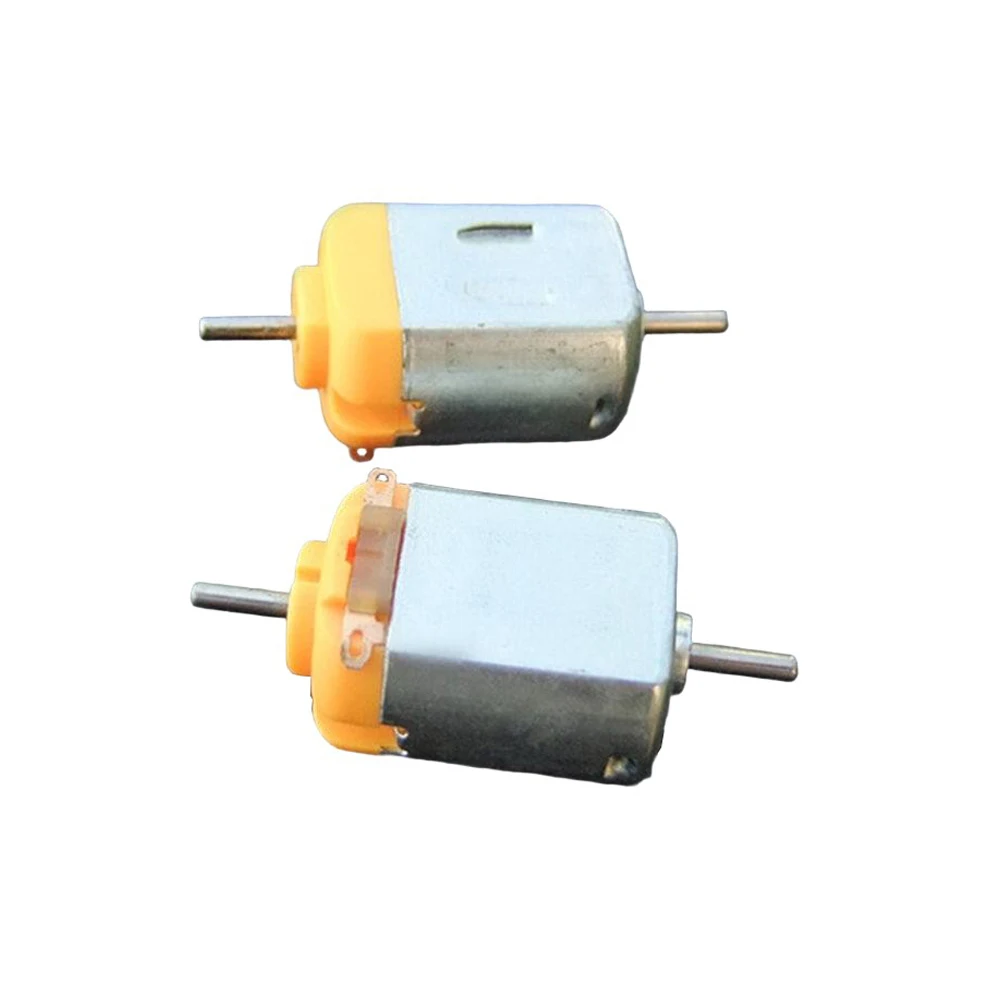 

5PCS DC1.5-6V Dual-output Shaft Motor Electric 130 Motor DIY Model Motor Small High-speed Motor for Technology Toy Making Motor