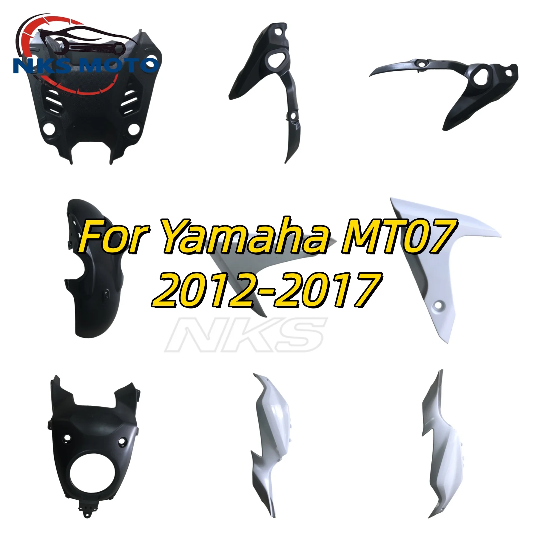 

For Yamaha MT-07 mt 07 fz 07 2012 2013 2014 2015 2016 2017 Motorcycle Unpainted Fairing ABS Plastic Body Trim Kit
