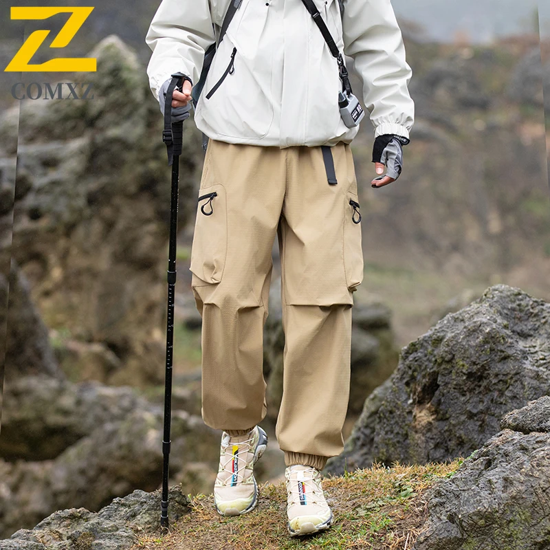 

Retro Utility Trousers New 2025 Autumn Outdoor Camping Travel Pants Casual Male Urban Street Style Fashion Breathable Overalls