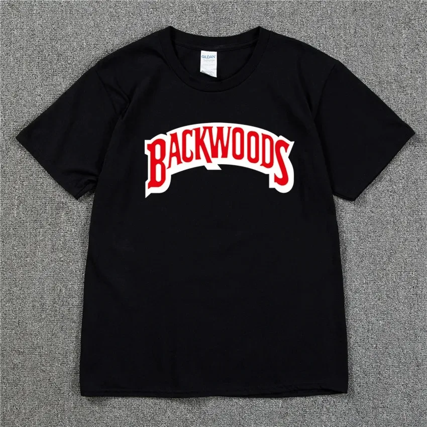 T Shirts 2022 Brand New Men Short Sleeve Cotton T-Shirt Fashion Street Hip Hop Rock BACKWOODS Streetwear Men Swag Tshirt