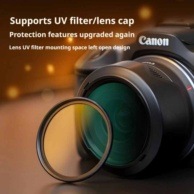 EW-53 Lens Hood Petal Flower Camera Lens Shade Block Stray Light Prevent Lens Flare Reversible For Canon EF-M 15-45mm M50 M6
