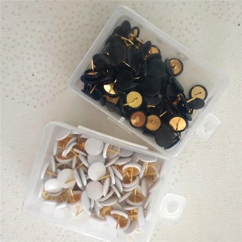 13色のプラスチックコーティングされた画鋲,フラットヘッド画鋲,コルクボード,クリエイティブ,文房具,100個。