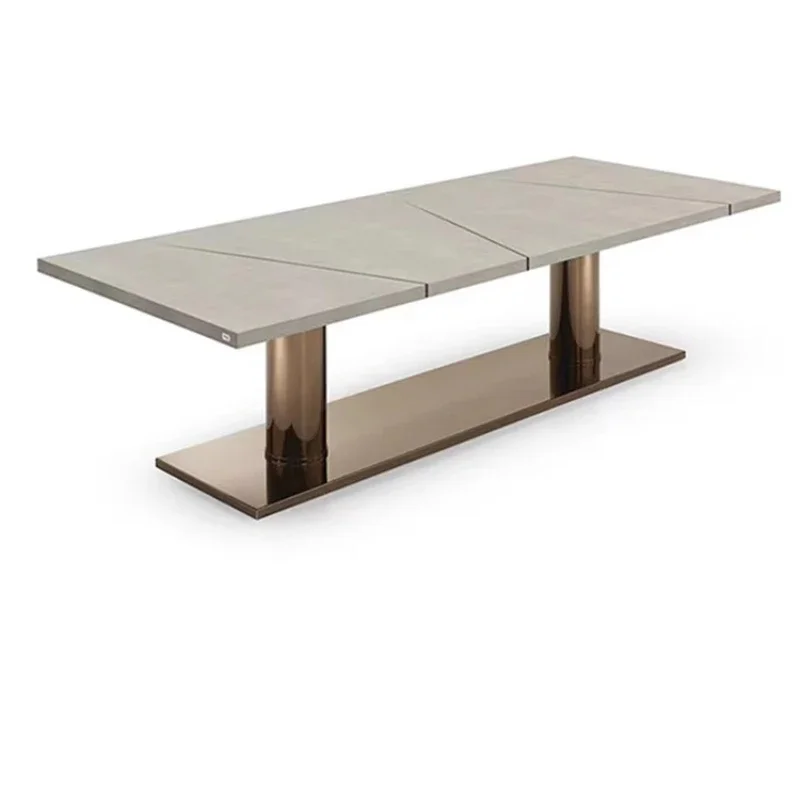 Furniture Customization Beech Long Table Post-Modern Minimalist Nordic Dining Table