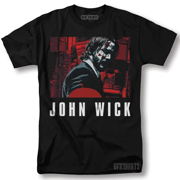 

Рубашка Джона Уика фильм балерина классическая ретро винтажная футболка с графическим дизайном