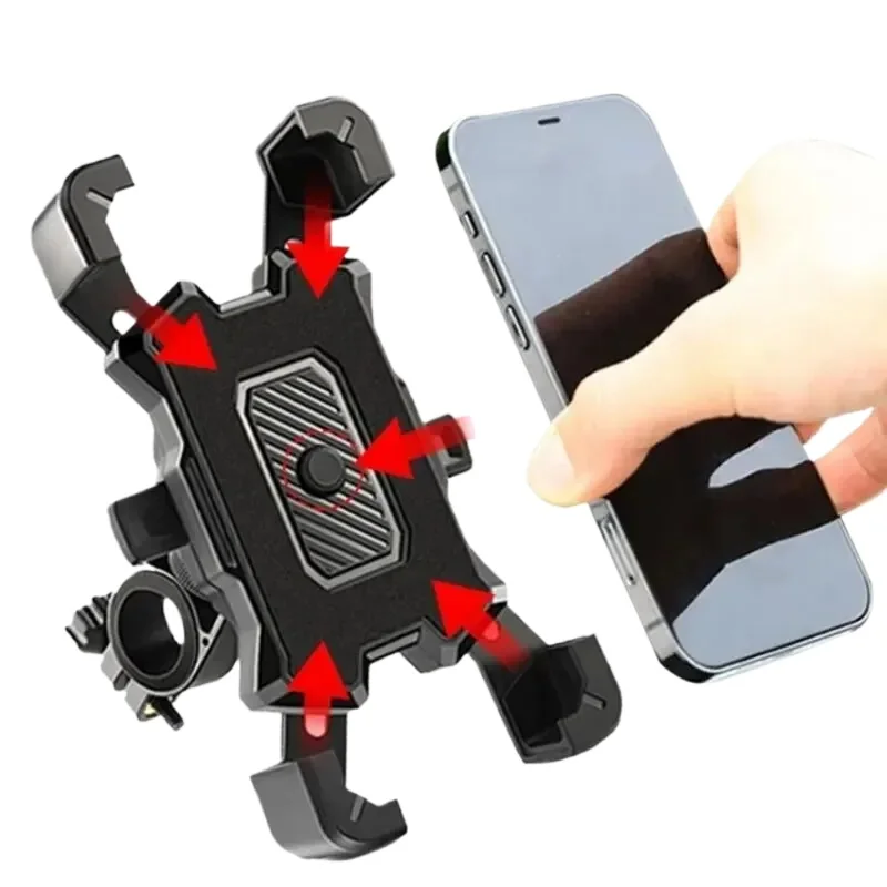 Bicycle Phone Holder 360° Rotatable Electric for iPhone Xiaomi Riding MTB Bike Moto Motorcycle Stand Bracket Non-slip Cycling